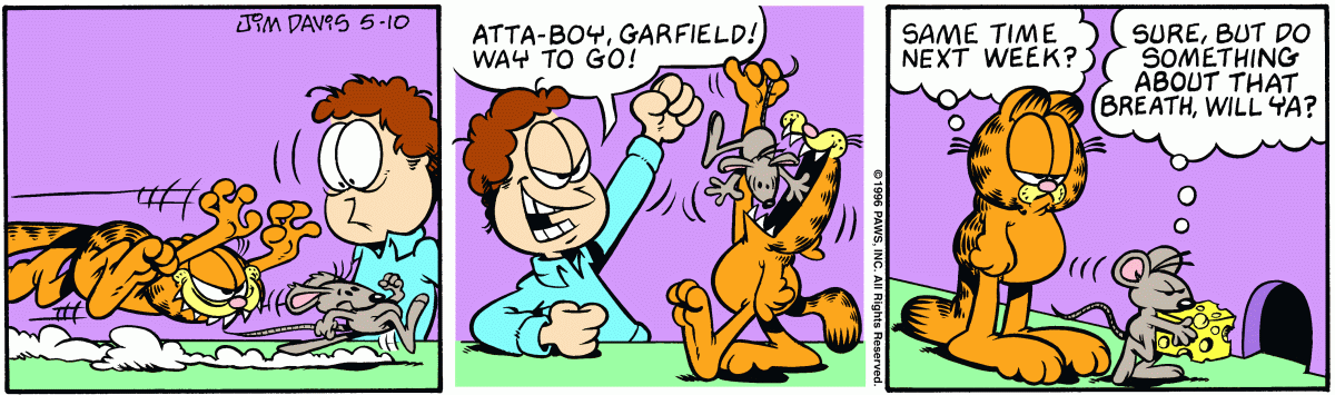 Garfield, May 10, 1996