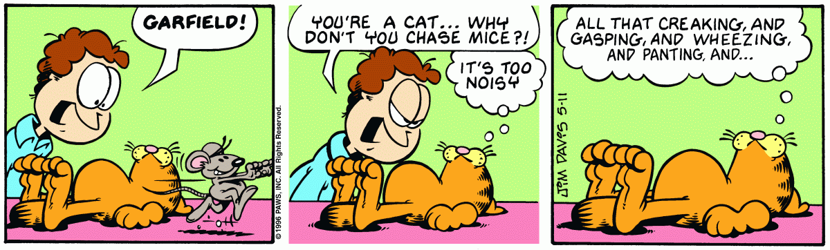 Garfield, May 11, 1996
