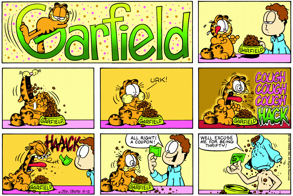 Garfield, May 12, 1996