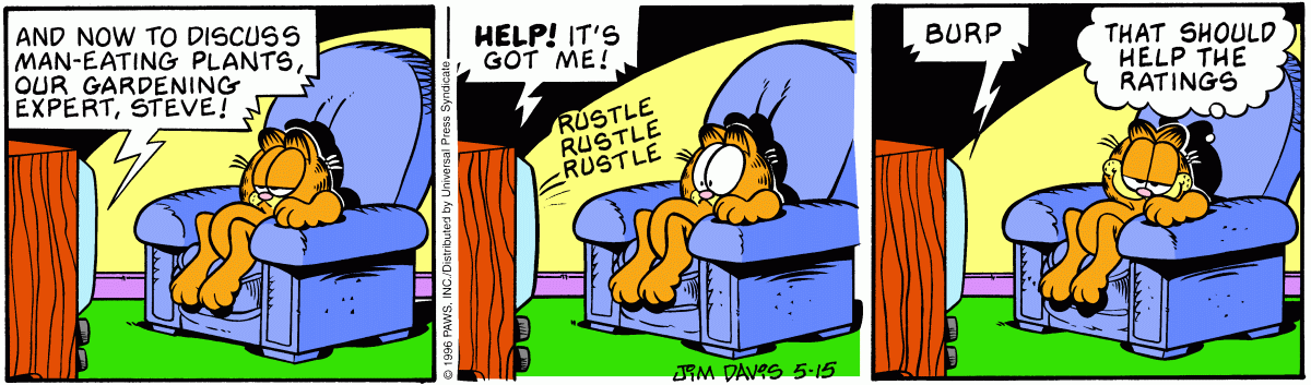 Garfield, May 15, 1996
