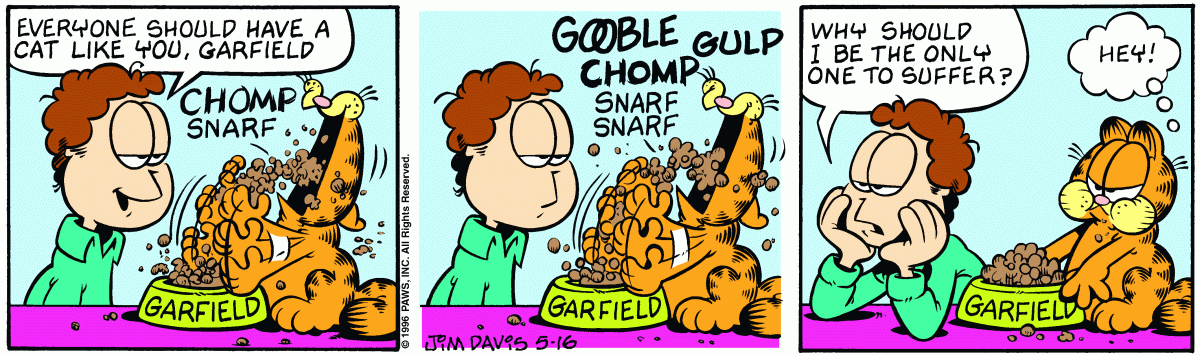 Garfield, May 16, 1996