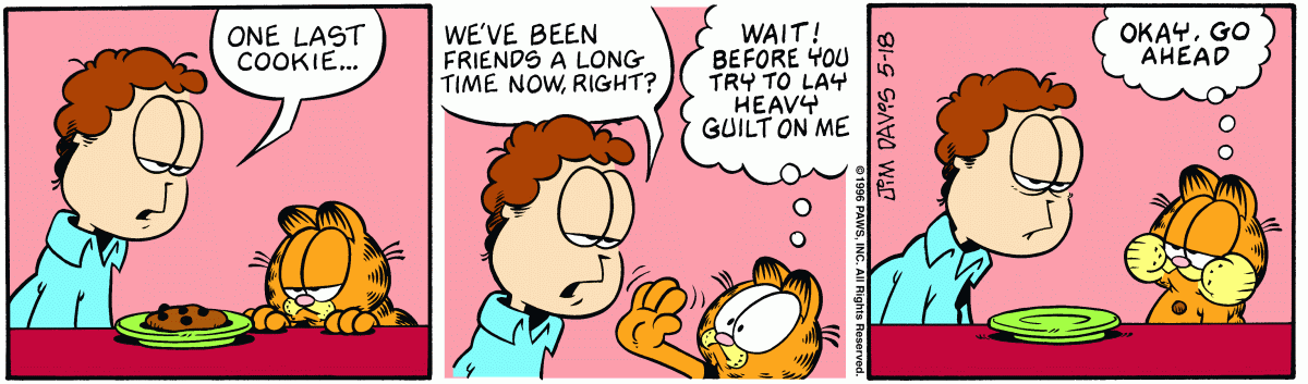 Garfield, May 18, 1996