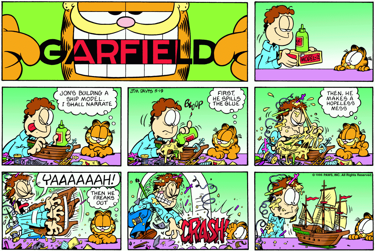 Garfield, May 19, 1996