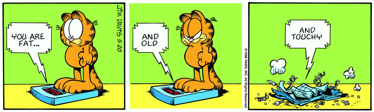 Garfield, May 20, 1996