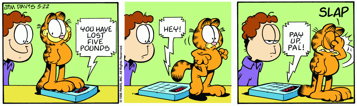 Garfield, May 22, 1996