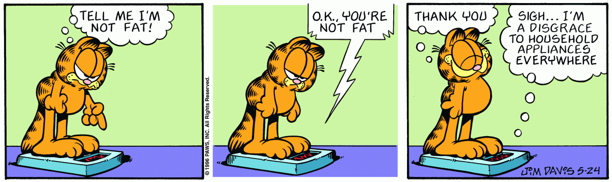 Garfield, May 24, 1996