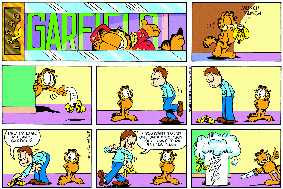 Garfield, May 26, 1996