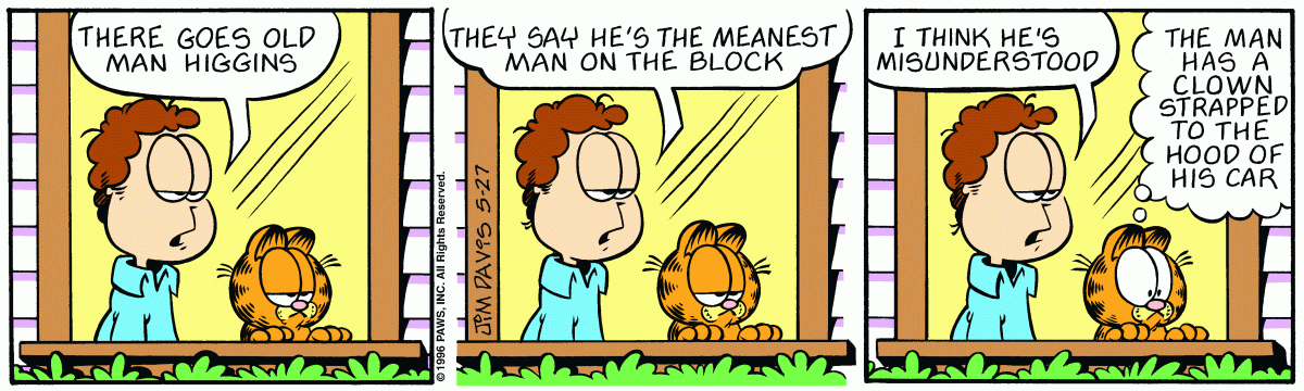 Garfield, May 27, 1996