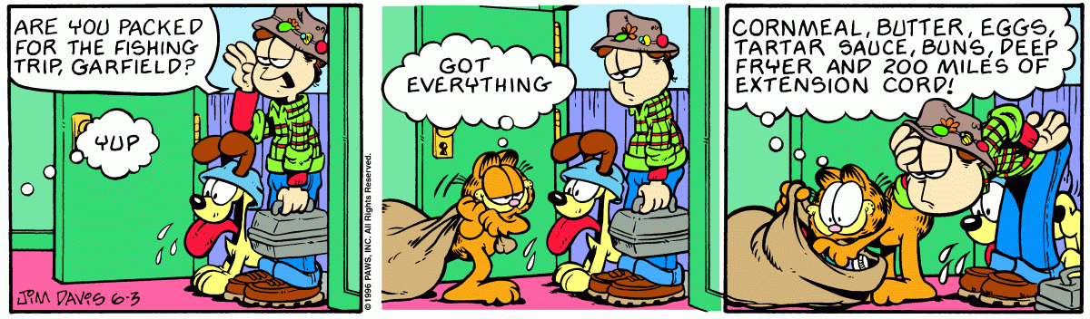 Garfield, June 3, 1996