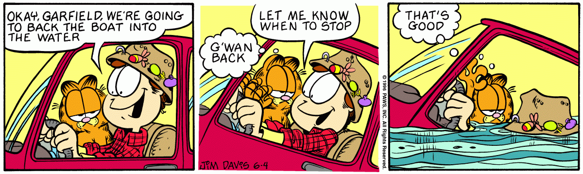Garfield, June 4, 1996