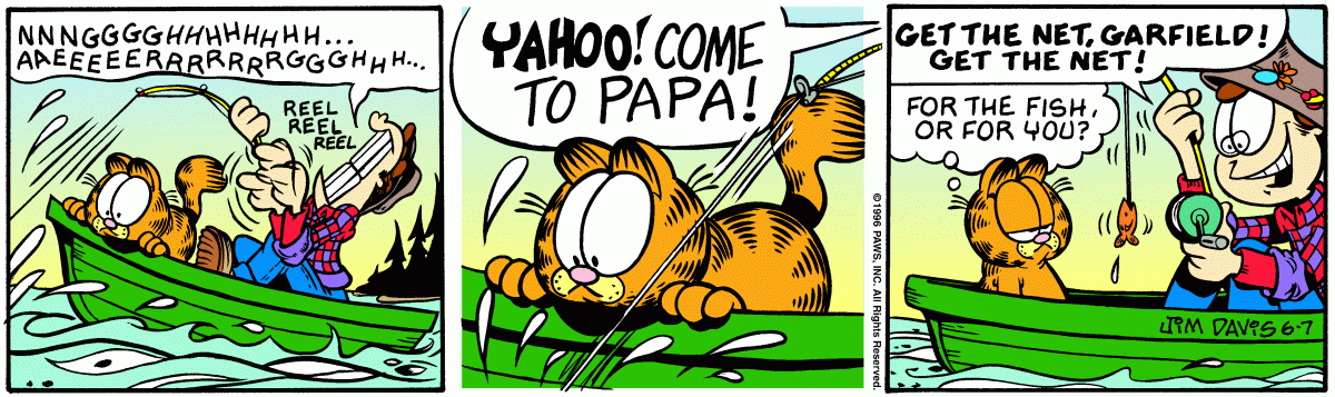 Garfield, June 7, 1996