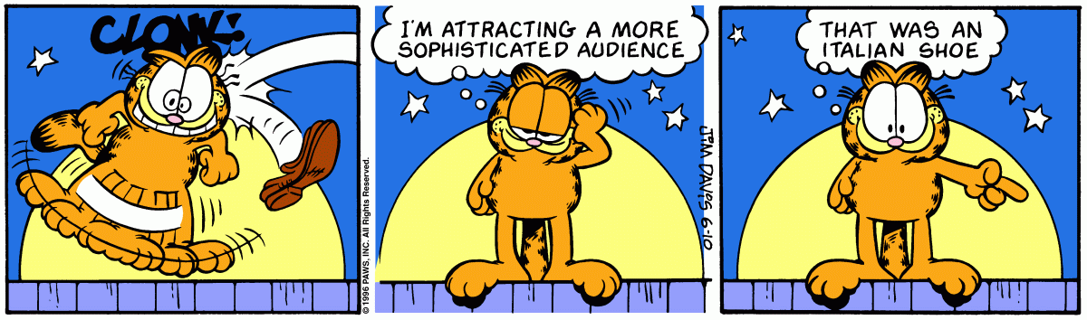 Garfield, June 10, 1996