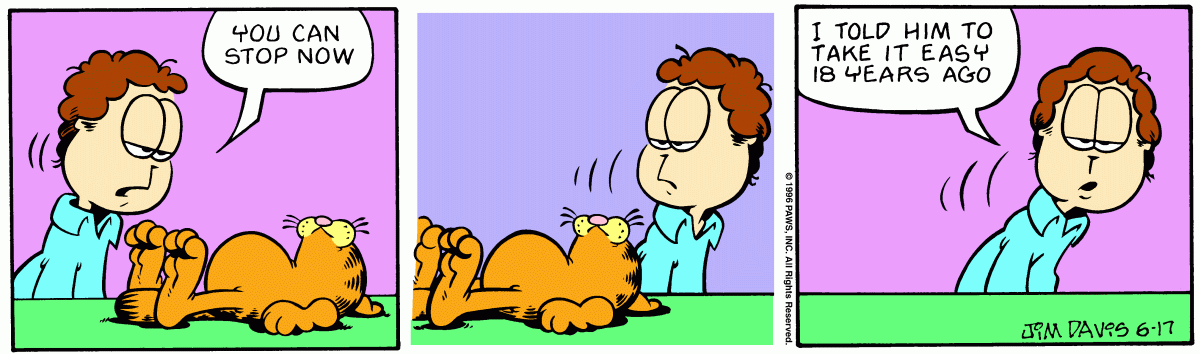 Garfield, June 17, 1996