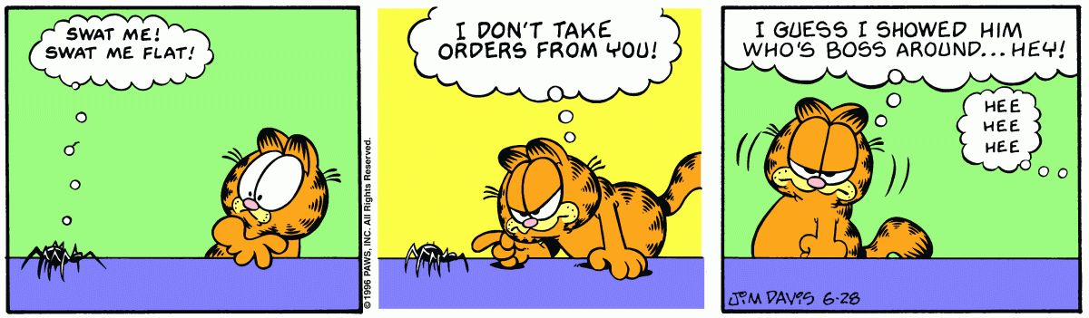 Garfield, June 28, 1996