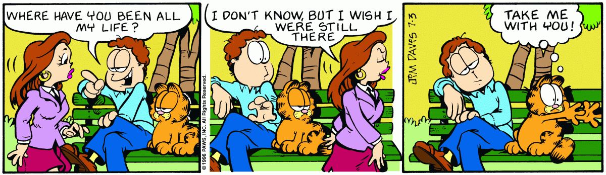 Garfield, July 3, 1996