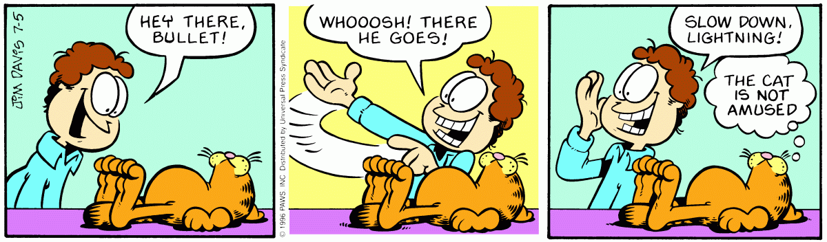 Garfield, July 5, 1996