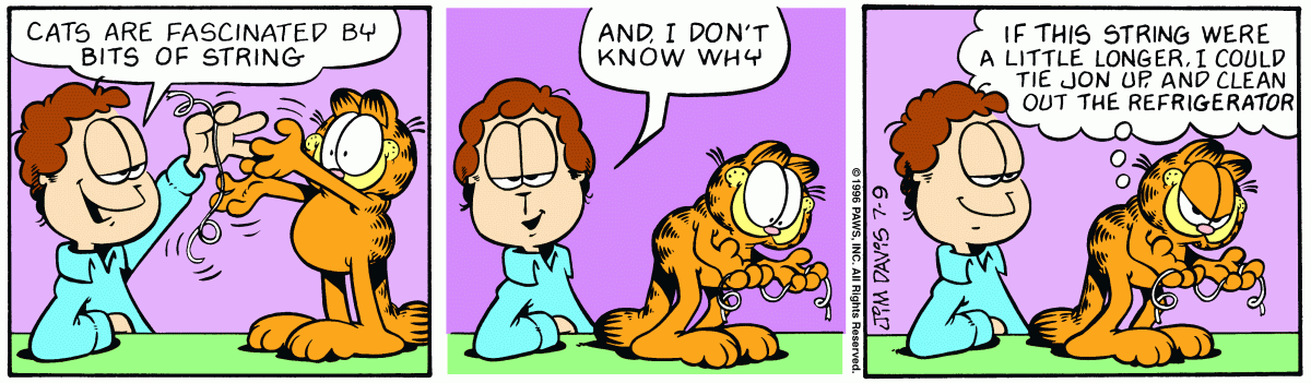 Garfield, July 9, 1996