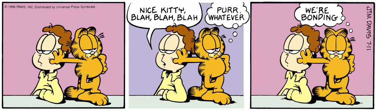 Garfield, July 11, 1996