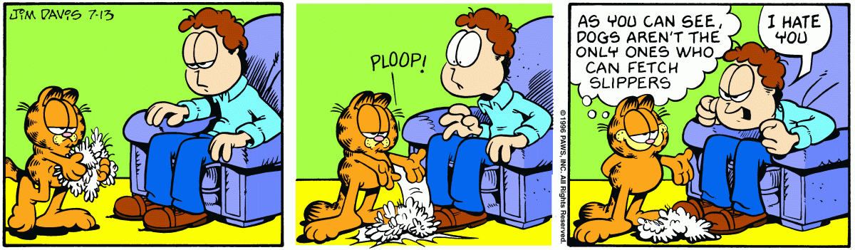 Garfield, July 13, 1996