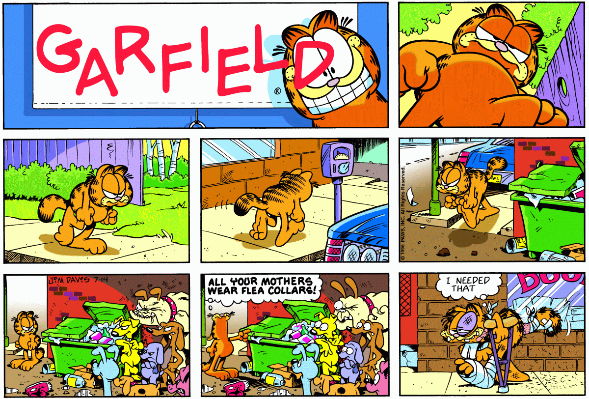 Garfield, July 14, 1996