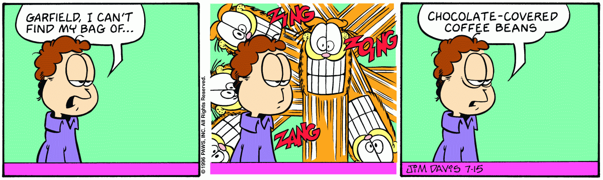 Garfield, July 15, 1996