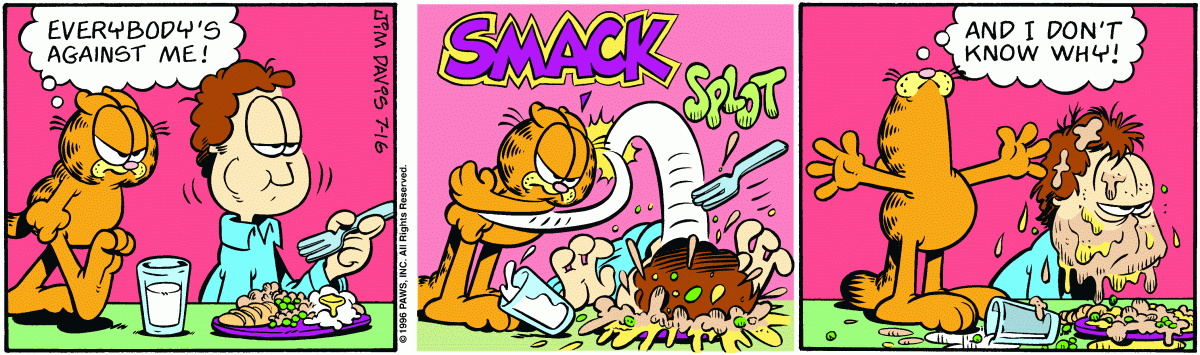Garfield, July 16, 1996