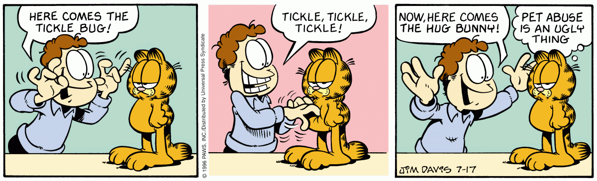 Garfield, July 17, 1996