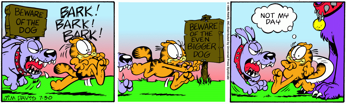 Garfield, July 30, 1996