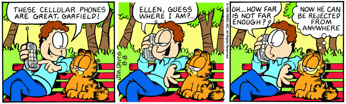 Garfield, August 8, 1996