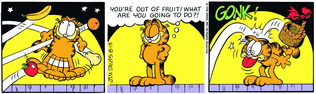 Garfield, August 15, 1996