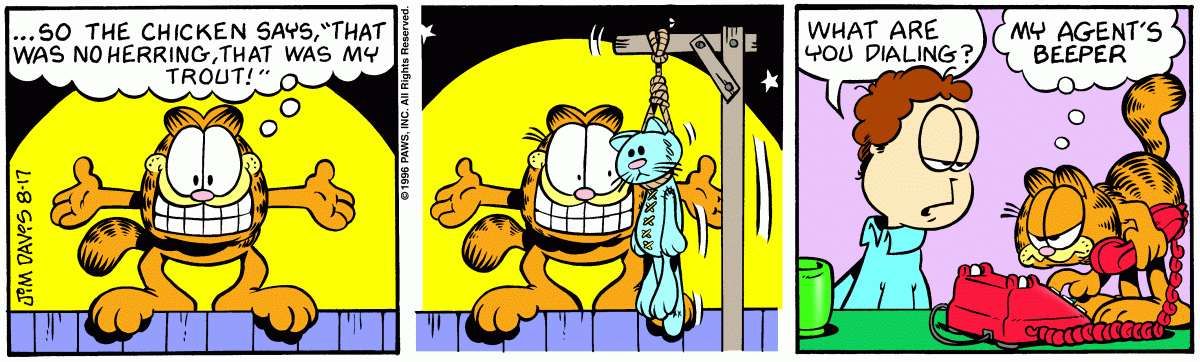 Garfield, August 17, 1996