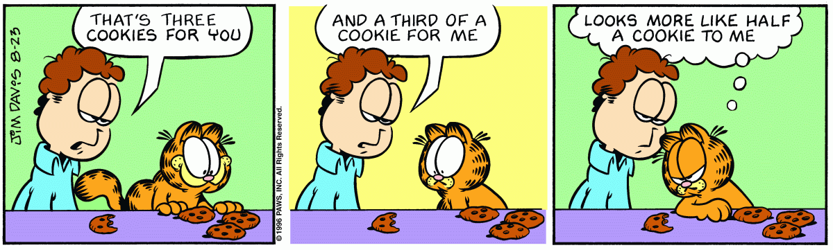 Garfield, August 23, 1996