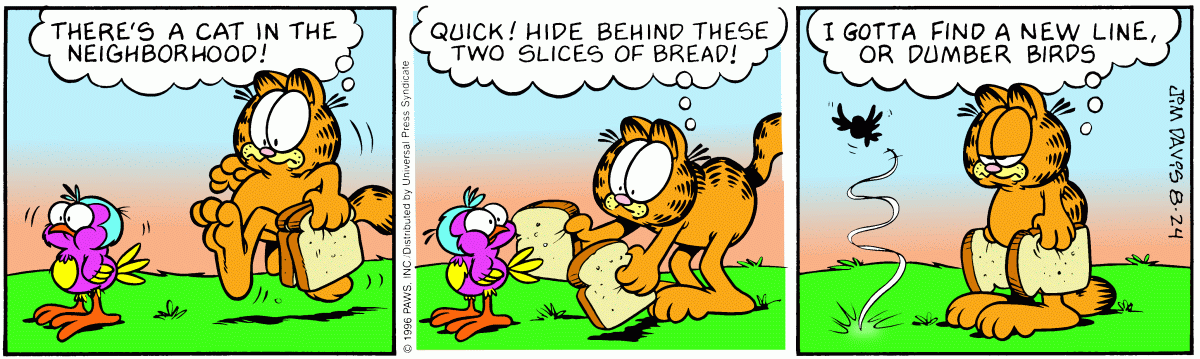 Garfield, August 24, 1996