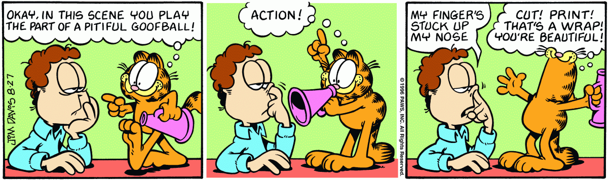Garfield, August 27, 1996
