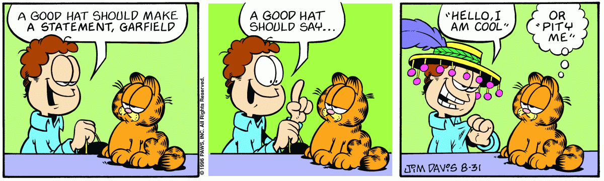 Garfield, August 31, 1996