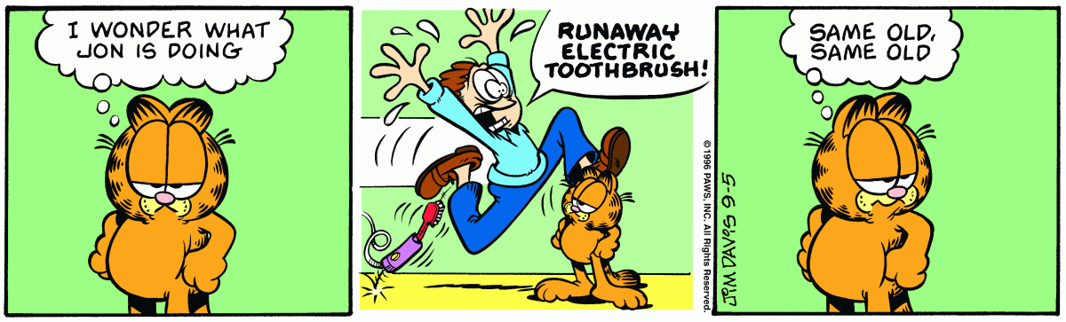 Garfield, September 5, 1996