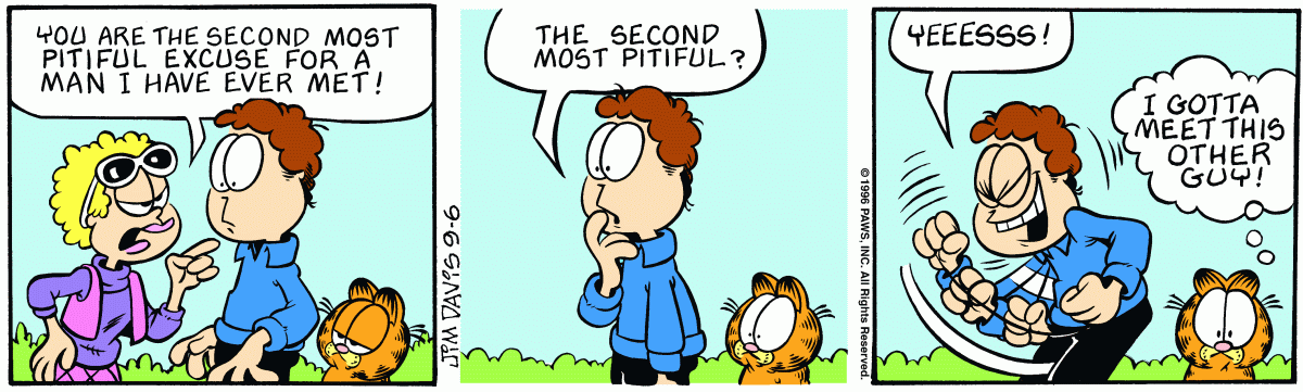 Garfield, September 6, 1996
