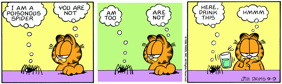 Garfield, September 9, 1996