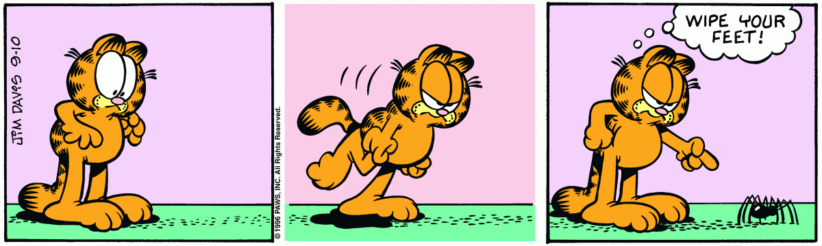 Garfield, September 10, 1996
