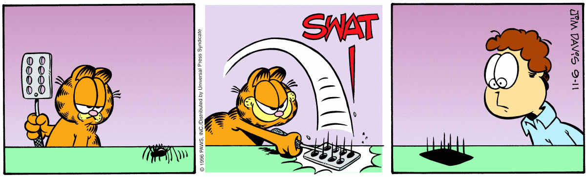 Garfield, September 11, 1996