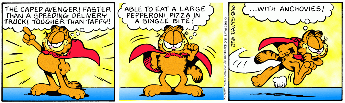 Garfield, September 16, 1996
