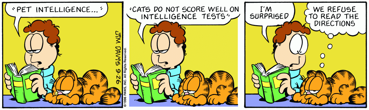 Garfield, September 26, 1996