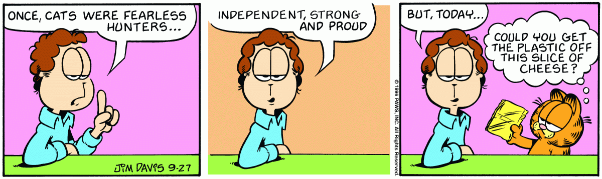 Garfield, September 27, 1996