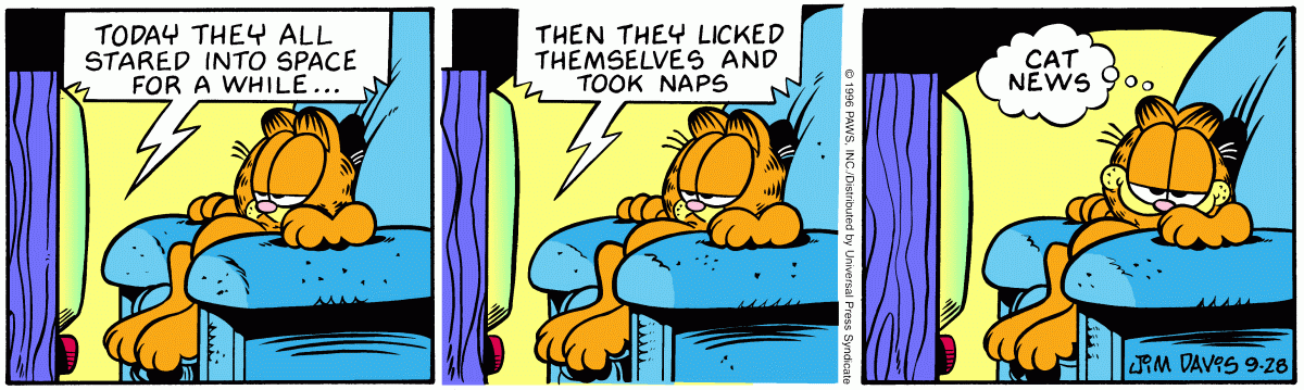 Garfield, September 28, 1996
