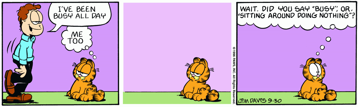 Garfield, September 30, 1996