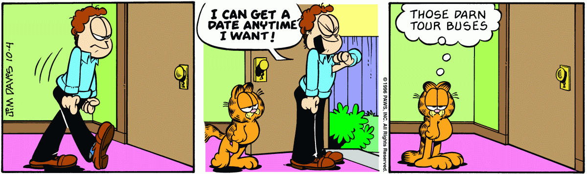 Garfield, October 4, 1996