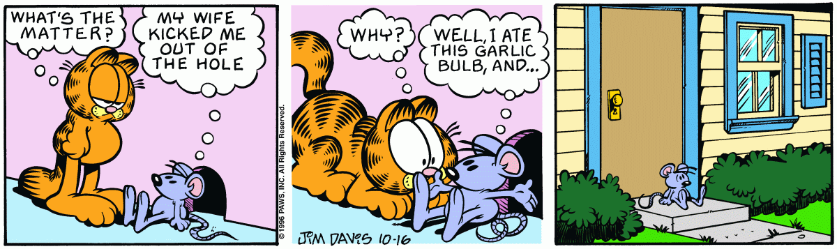 Garfield, October 16, 1996
