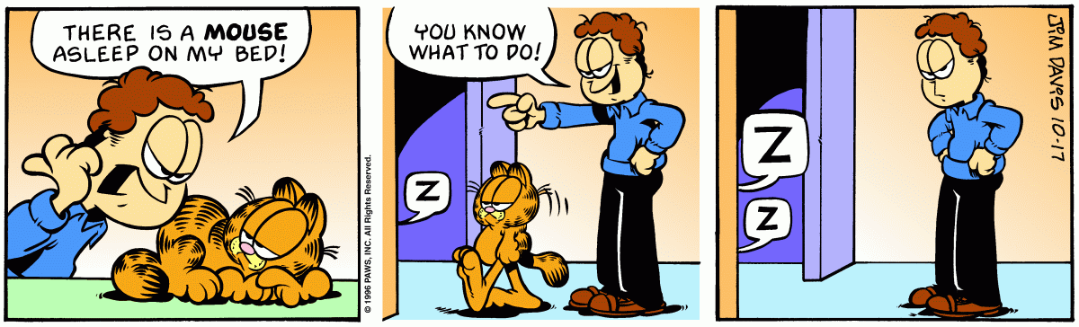 Garfield, October 17, 1996