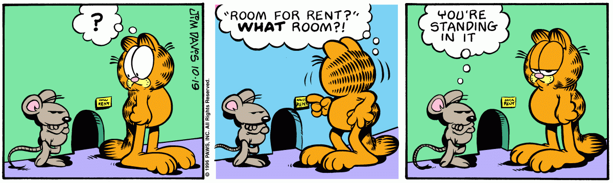 Garfield, October 19, 1996