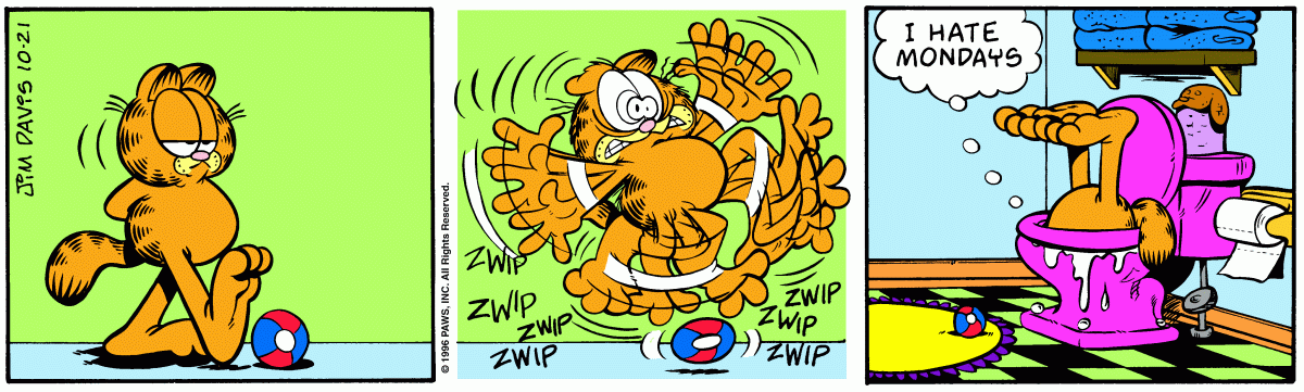 Garfield, October 21, 1996
